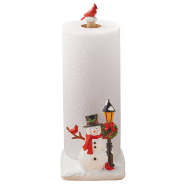 The Holiday Aisle® Plastic Freestanding Paper Towel Holder | Wayfair